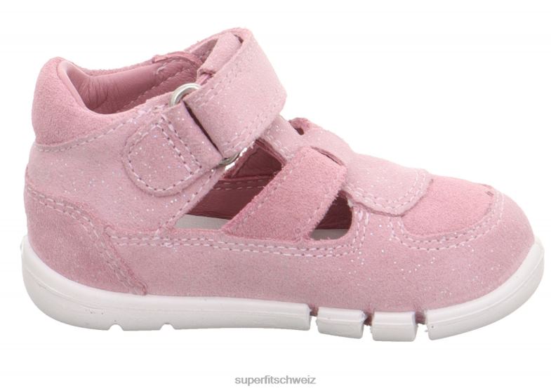 Babys Sandalen 44B2D170 Superfit Flexy - Sandale mit Klettverschluss Rosa