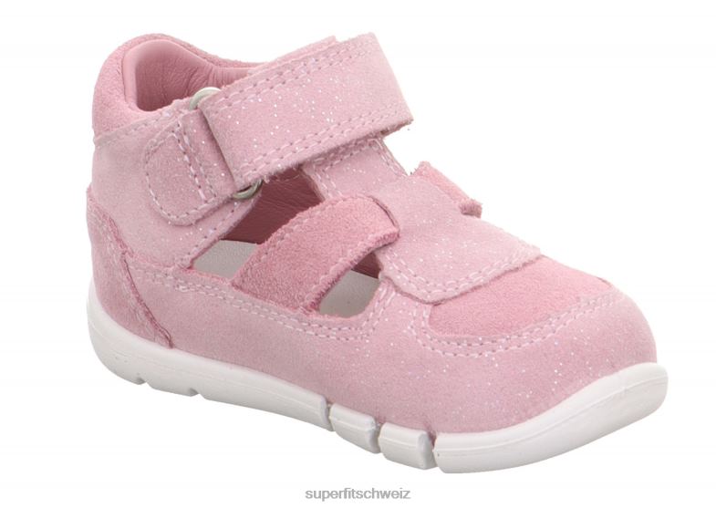 Babys Sandalen 44B2D170 Superfit Flexy - Sandale mit Klettverschluss Rosa