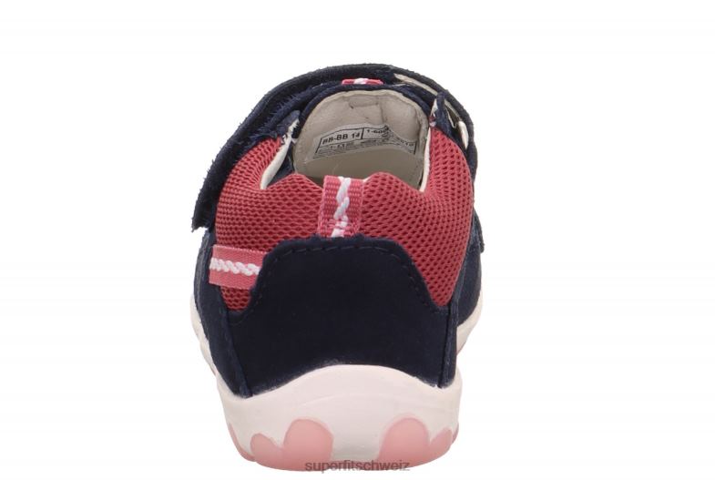 Babys Sandalen 44B2D173 Superfit fanni - Sandale mit Klettverschluss Blau Rosa