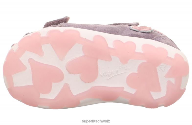 Babys Sandalen 44B2D177 Superfit fanni - Sandale mit Klettverschluss Purpur Rosa