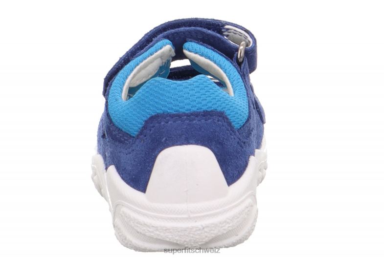 Babys Sandalen 44B2D180 Superfit flow - Sandale mit Klettverschluss Blau