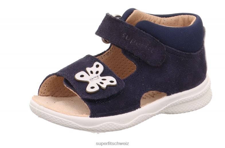Babys Sandalen 44B2D181 Superfit Polly – Sandale mit Klettverschluss Blau