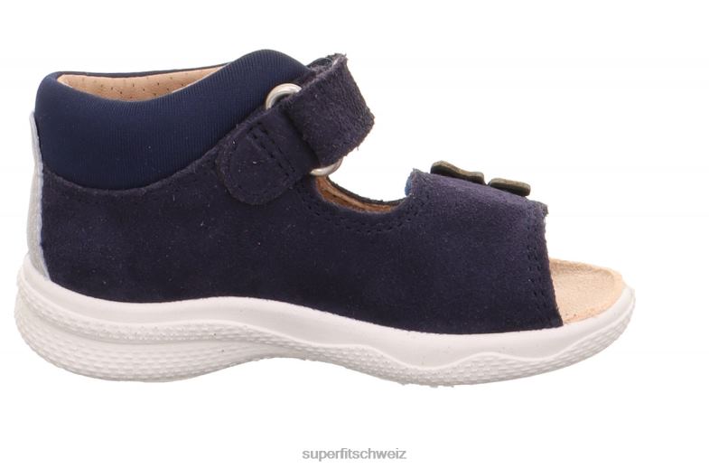 Babys Sandalen 44B2D181 Superfit Polly – Sandale mit Klettverschluss Blau