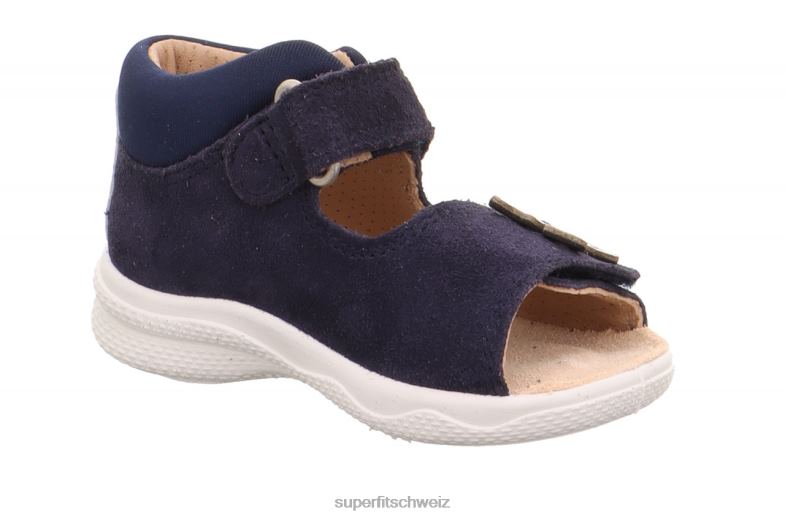 Babys Sandalen 44B2D181 Superfit Polly – Sandale mit Klettverschluss Blau