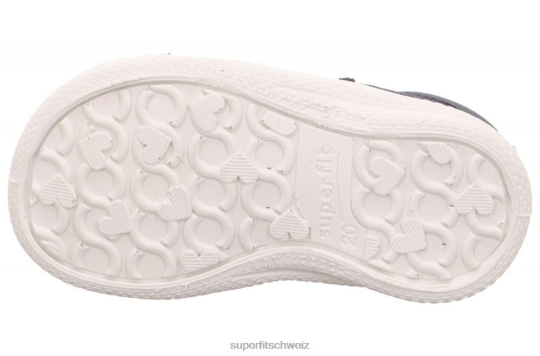 Babys Sandalen 44B2D181 Superfit Polly – Sandale mit Klettverschluss Blau