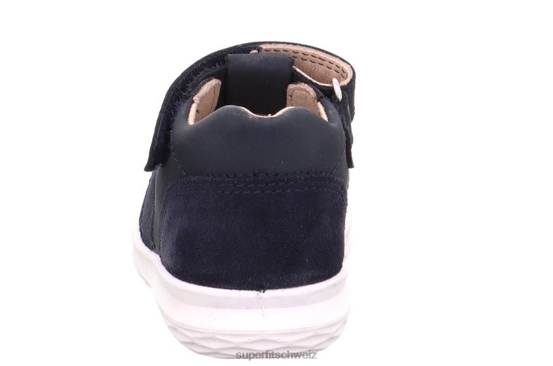 Babys Sandalen 44B2D190 Superfit Hummel - Sandale mit Klettverschluss Blau