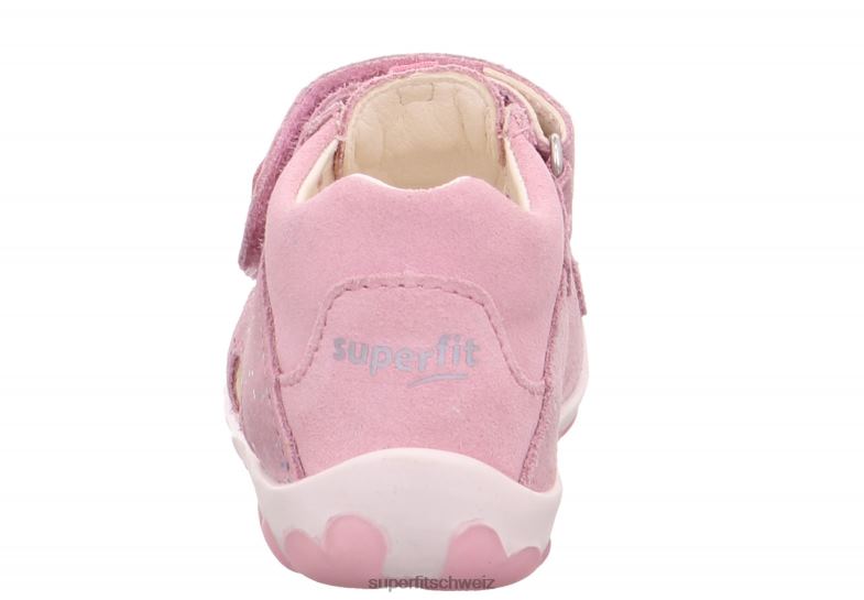 Babys Sandalen 44B2D191 Superfit fanni - Sandale mit Klettverschluss Rosa