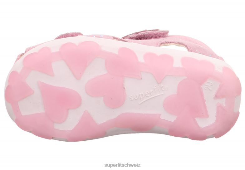 Babys Sandalen 44B2D191 Superfit fanni - Sandale mit Klettverschluss Rosa