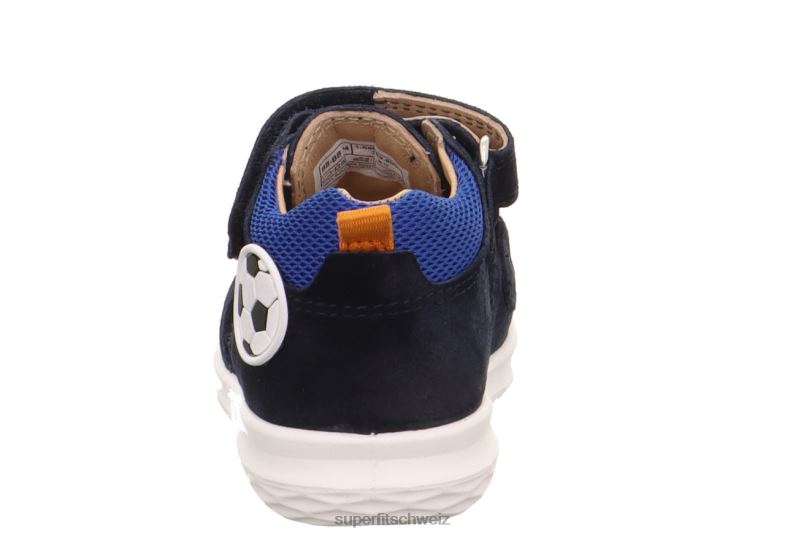 Babys Sandalen 44B2D192 Superfit Hummel - Sandale mit Klettverschluss Blau