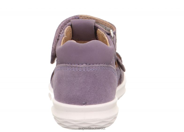 Babys Sandalen 44B2D194 Superfit Hummel - Sandale mit Klettverschluss lila