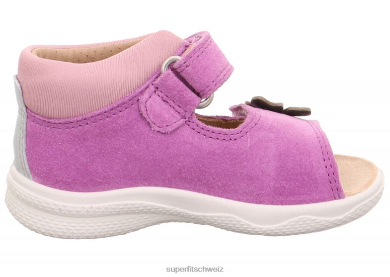 Babys Sandalen 44B2D196 Superfit Polly – Sandale mit Klettverschluss lila
