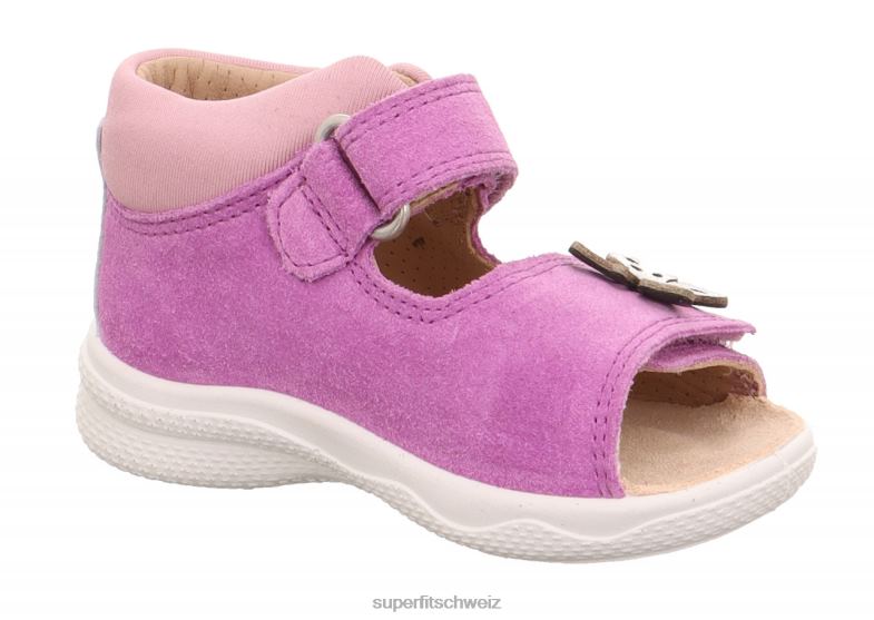 Babys Sandalen 44B2D196 Superfit Polly – Sandale mit Klettverschluss lila