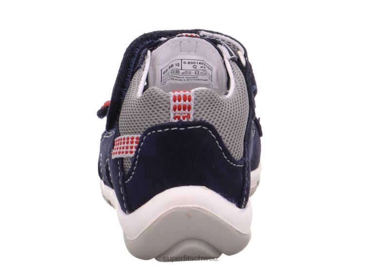 Babys Sandalen 44B2D197 Superfit Freddy – Sandale mit Klettverschluss Ozean/Kombi