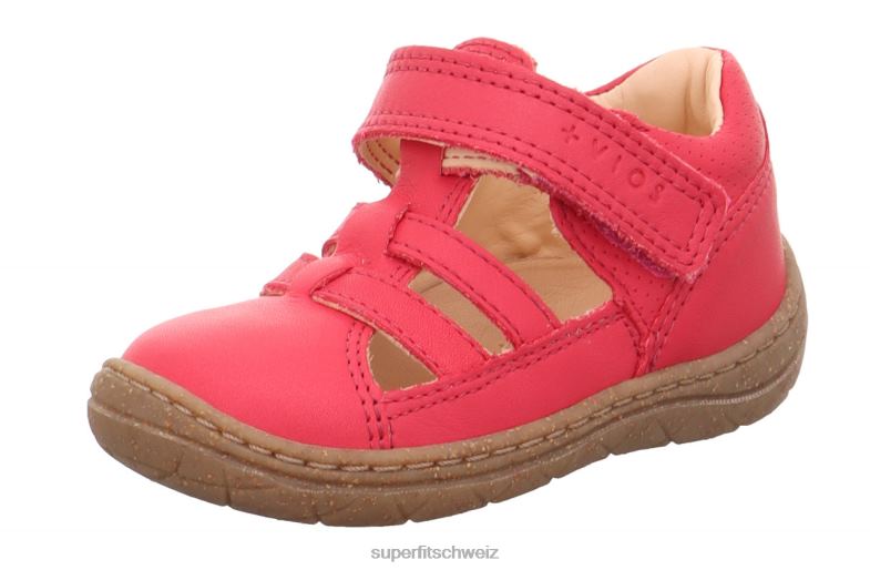 Babys Sandalen 44B2D202 Superfit supix - Sandale mit Klettverschluss rot Rosa