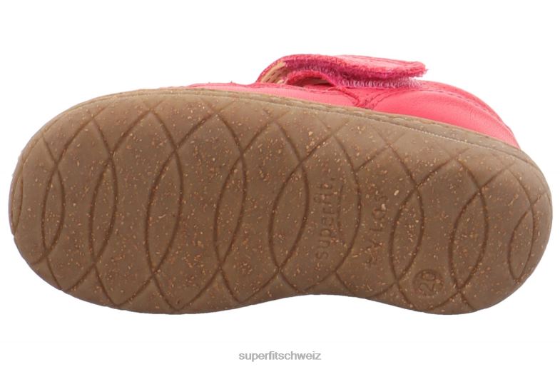 Babys Sandalen 44B2D202 Superfit supix - Sandale mit Klettverschluss rot Rosa