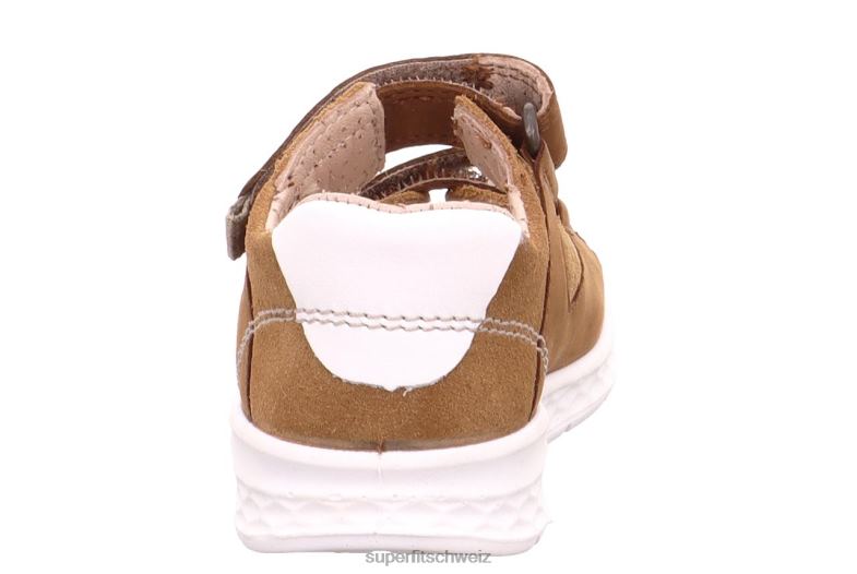 Babys Sandalen 44B2D205 Superfit lagoon - Sandale mit Klettverschluss braun/beige