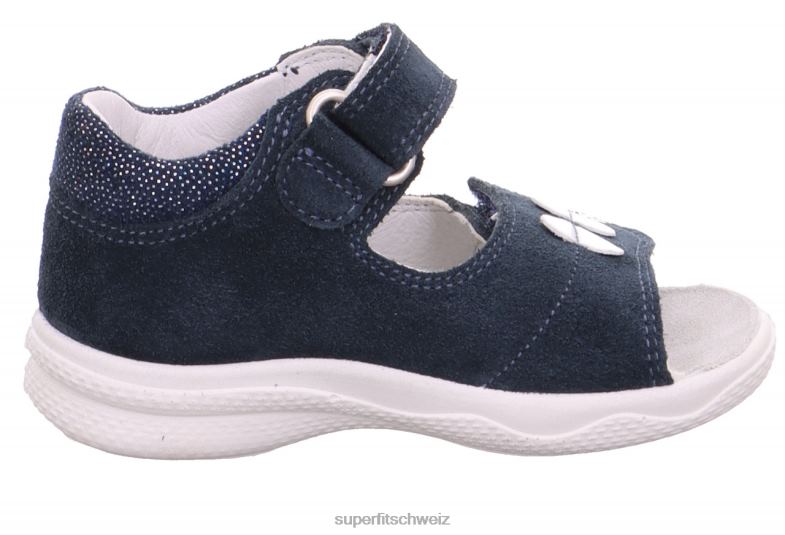 Babys Sandalen 44B2D209 Superfit Polly – Sandale mit Klettverschluss Blau