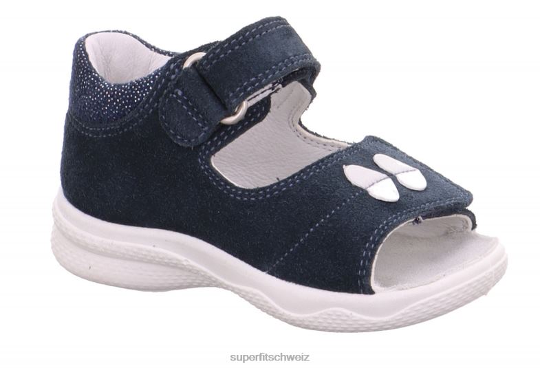 Babys Sandalen 44B2D209 Superfit Polly – Sandale mit Klettverschluss Blau