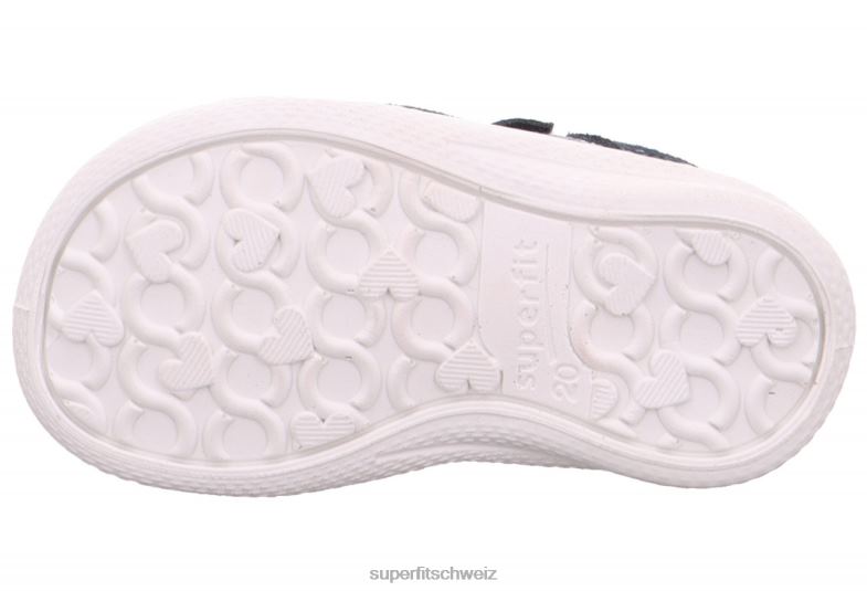 Babys Sandalen 44B2D209 Superfit Polly – Sandale mit Klettverschluss Blau