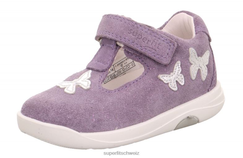Babys Sandalen 44B2D210 Superfit lillo - Sneaker Low mit Klettverschluss lila