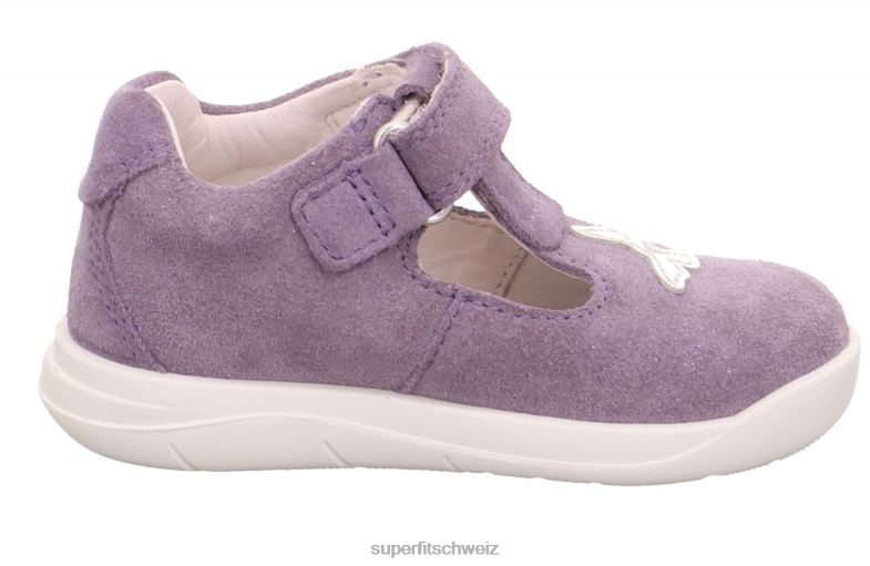 Babys Sandalen 44B2D210 Superfit lillo - Sneaker Low mit Klettverschluss lila