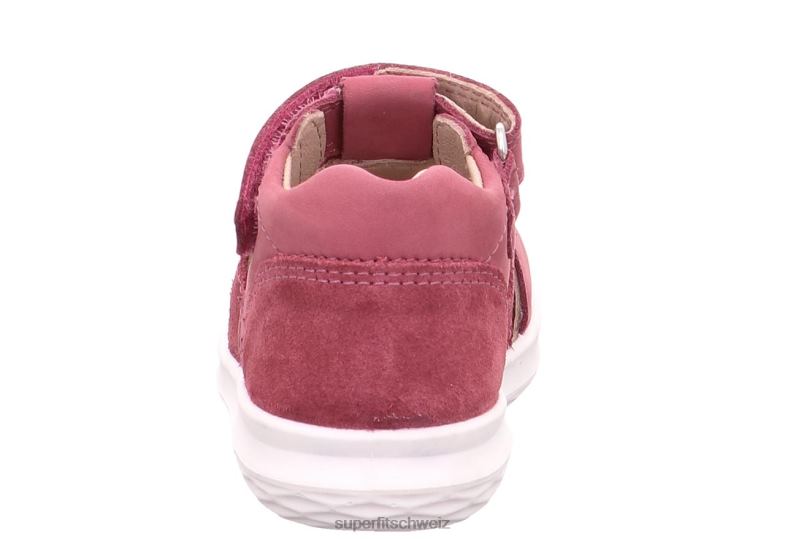 Babys Sandalen 44B2D213 Superfit Hummel - Sandale mit Klettverschluss Rosa