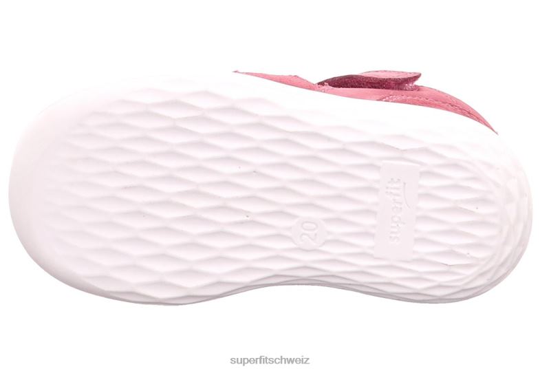 Babys Sandalen 44B2D213 Superfit Hummel - Sandale mit Klettverschluss Rosa