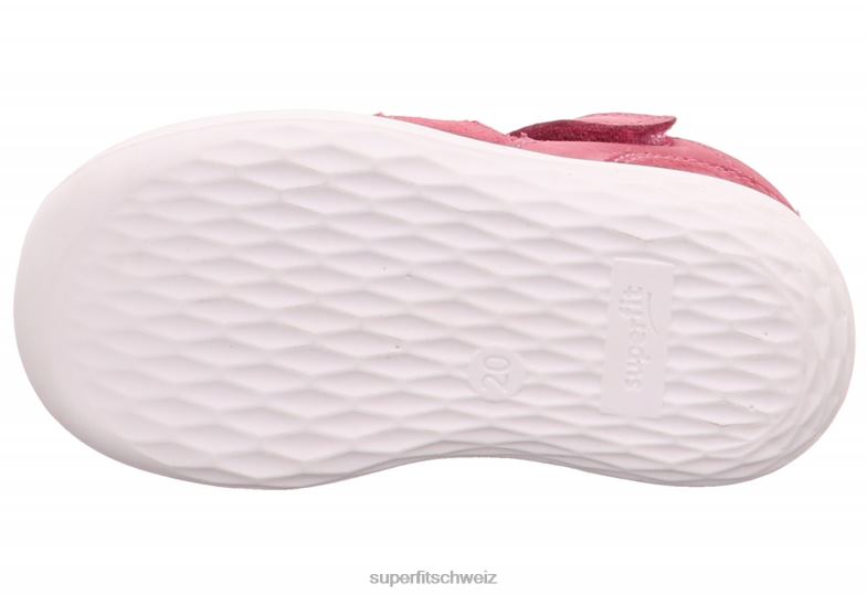 Babys Sandalen 44B2D213 Superfit Hummel - Sandale mit Klettverschluss Rosa