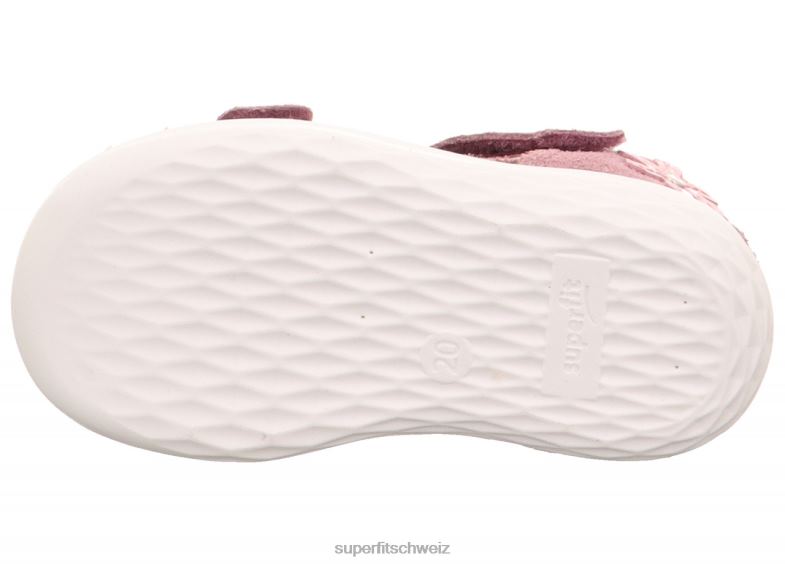 Babys Sandalen 44B2D214 Superfit Hummel - Sandale mit Klettverschluss Purpur Rosa