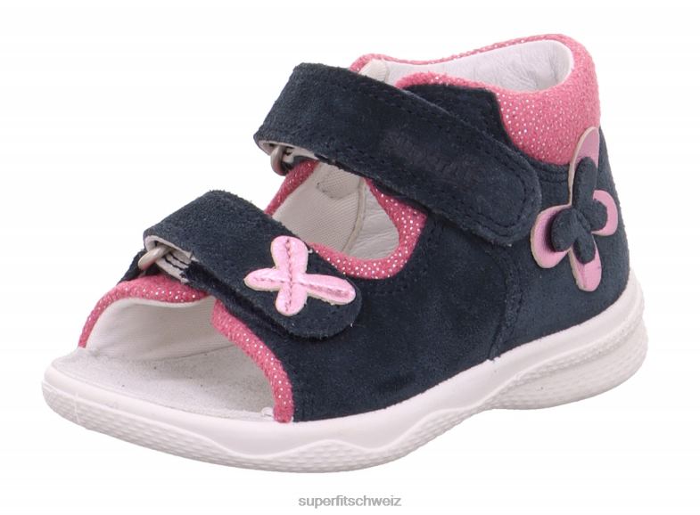 Babys Sandalen 44B2D215 Superfit Polly – Sandale mit Klettverschluss Blau