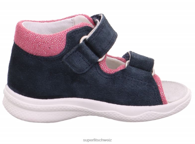 Babys Sandalen 44B2D215 Superfit Polly – Sandale mit Klettverschluss Blau