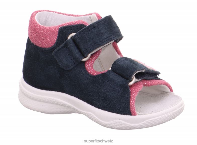 Babys Sandalen 44B2D215 Superfit Polly – Sandale mit Klettverschluss Blau