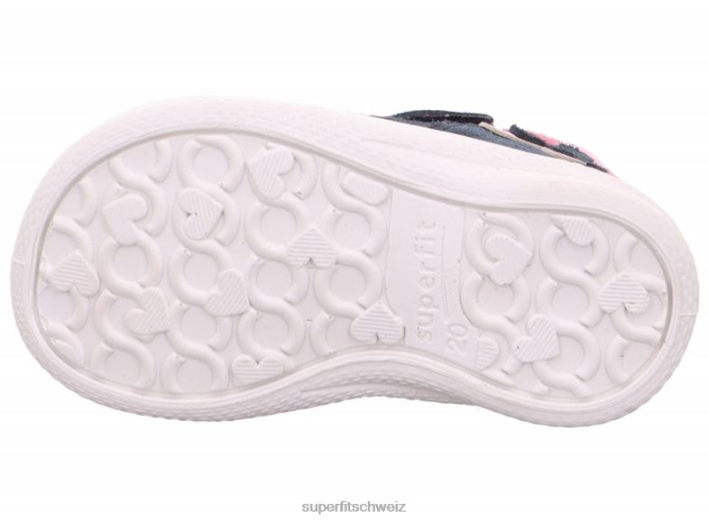 Babys Sandalen 44B2D215 Superfit Polly – Sandale mit Klettverschluss Blau
