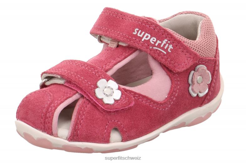 Babys Sandalen 44B2D217 Superfit fanni - Sandale mit Klettverschluss Rosa