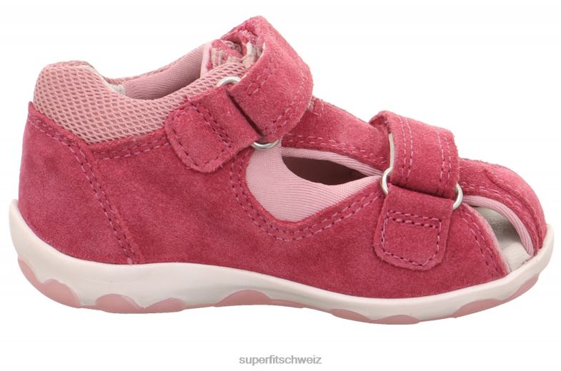 Babys Sandalen 44B2D217 Superfit fanni - Sandale mit Klettverschluss Rosa