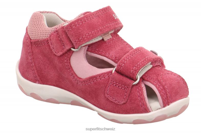 Babys Sandalen 44B2D217 Superfit fanni - Sandale mit Klettverschluss Rosa