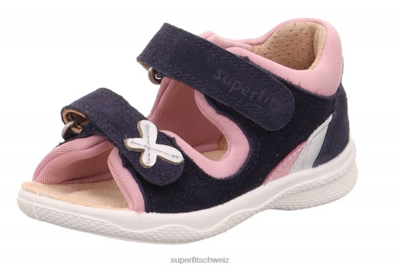 Babys Sandalen 44B2D218 Superfit Polly – Sandale mit Klettverschluss Blau