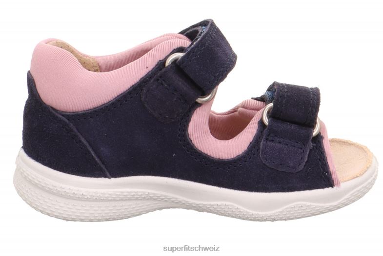 Babys Sandalen 44B2D218 Superfit Polly – Sandale mit Klettverschluss Blau