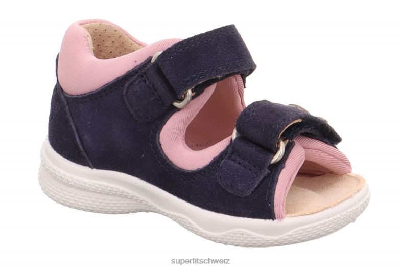 Babys Sandalen 44B2D218 Superfit Polly – Sandale mit Klettverschluss Blau
