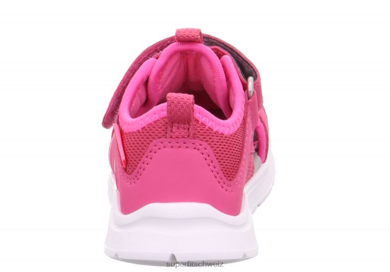 Babys Sandalen 44B2D221 Superfit Wave - Sandale mit Klettverschluss Rosa
