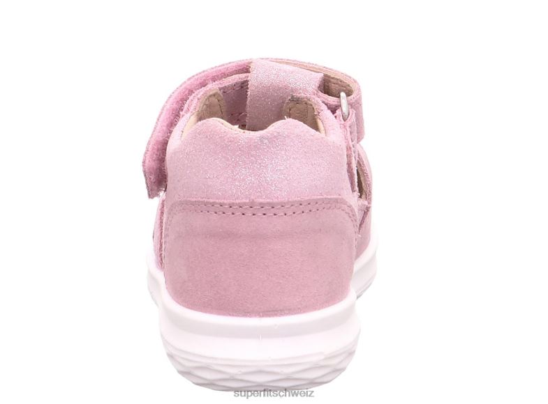 Babys Sandalen 44B2D224 Superfit Hummel - Sandale mit Klettverschluss Rosa