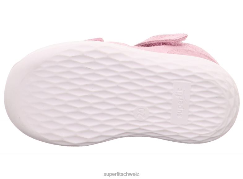Babys Sandalen 44B2D224 Superfit Hummel - Sandale mit Klettverschluss Rosa