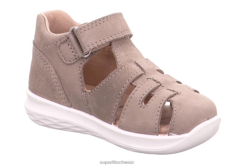 Babys Sandalen 44B2D225 Superfit Hummel - Sandale mit Klettverschluss Beige