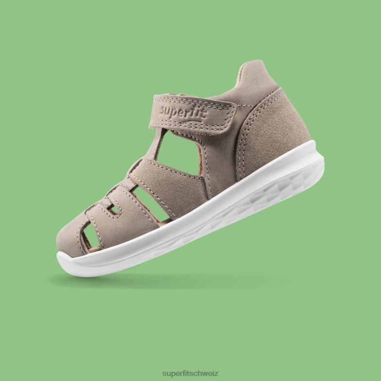 Babys Sandalen 44B2D225 Superfit Hummel - Sandale mit Klettverschluss Beige