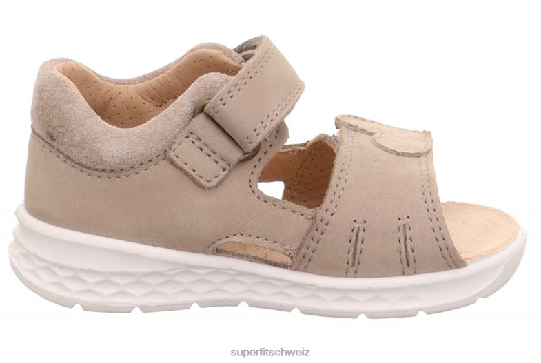 Babys Sandalen 44B2D226 Superfit lagoon - Sandale mit Klettverschluss Beige
