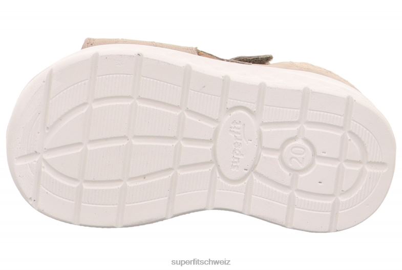 Babys Sandalen 44B2D226 Superfit lagoon - Sandale mit Klettverschluss Beige