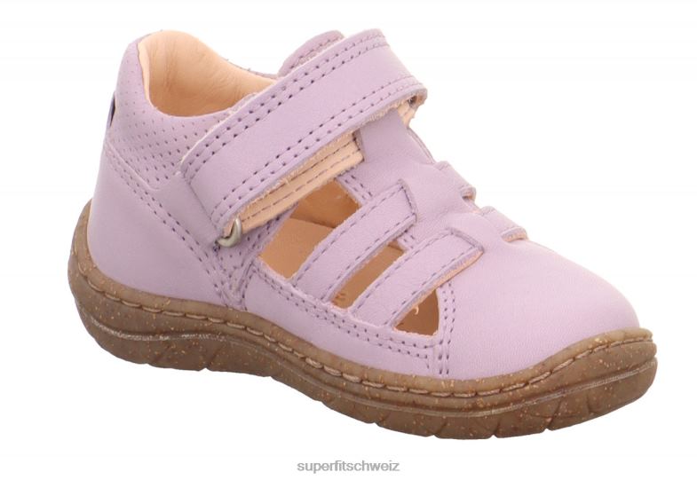 Babys Sandalen 44B2D231 Superfit supix - Sandale mit Klettverschluss lila