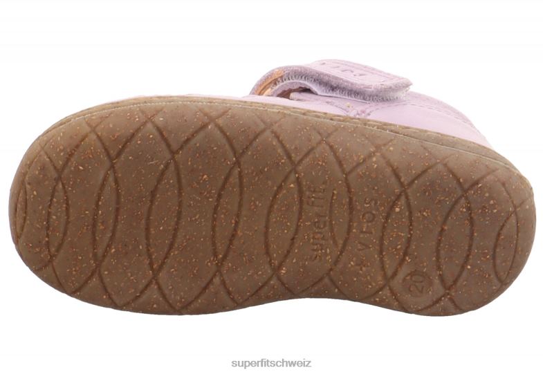 Babys Sandalen 44B2D231 Superfit supix - Sandale mit Klettverschluss lila