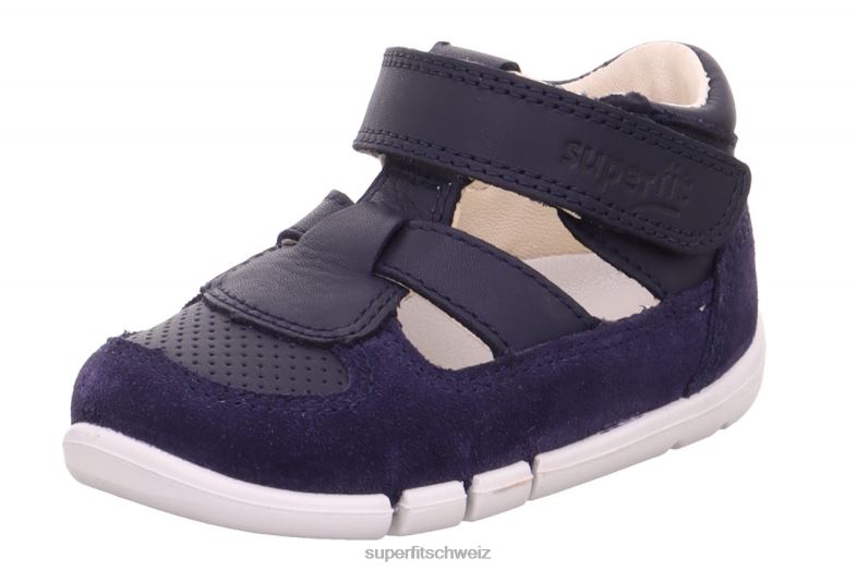Babys Sandalen 44B2D233 Superfit Flexy - Sandale mit Klettverschluss Blau