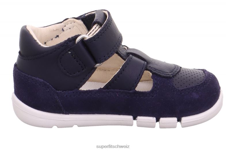 Babys Sandalen 44B2D233 Superfit Flexy - Sandale mit Klettverschluss Blau